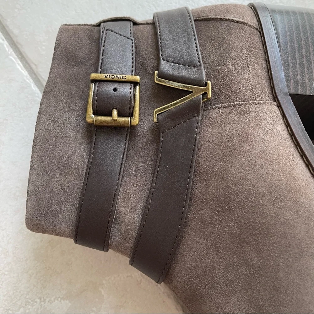 Vionic Mana suede ankle boots booties size 9 - Picture 8 of 12